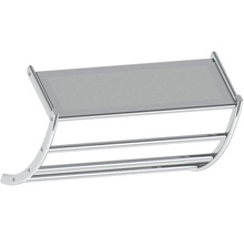 form&style Wandregal mit Handtuchstange 42x56 cm