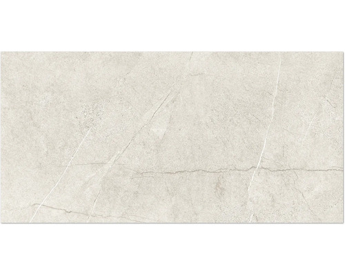 Feinsteinzeug Wand- und Bodenfliese Fantasy 60 cm x 120 cm x 1,05 cm beige Lappato rektifiziert Keramikfliese mit Marmoroptik