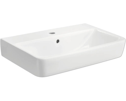 GEBERIT Waschtisch Renova Compact 600 x 370 mm weiß glänzend inkl. Schallschutzset CG02460000 GEBERIT Waschtisch Renova Compact 600 x 370 mm weiß glänzend inkl. Schallschutzset CG02460000