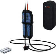 Bosch Professional Zweipoliger Spannungsprüfer mit Batterien und Tasche