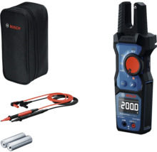 Bosch GFM 1000-15 Strommesszange mit Batterien, Messleitungen und Tasche