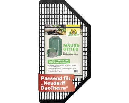 Mäuseschutz Neudorff Mäusegitter für Thermokomposter, ca. 81,5 cm x 81,5 cm perfekt für den Thermokomposter „Neudorff DuoTherm“ 530 L