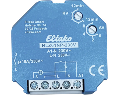 Eltako Nachlaufschalter NLZ61NP-UC 10A 1 Schließer