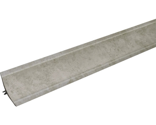 Wandabschlussleiste Oxid grau 44375 Länge: 3000 mm