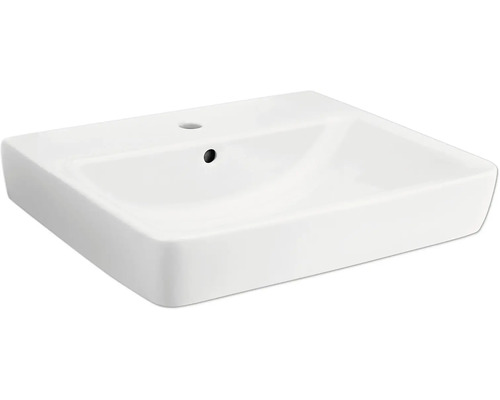 GEBERIT Waschtisch Renova Plan 600 x 480 mm weiß glänzend inkl. Schallschutz und Befestigung CG06360000 GEBERIT Waschtisch Renova Plan 600 x 480 mm weiß glänzend inkl. Schallschutz und Befestigung CG06360000