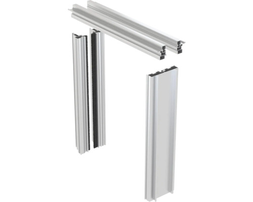 Knauf Pocket Kit Easy Pocket Aluminium-Spachtellaibung für Glastürblatt CW 100 Aluminiumprofile für den Rahmenbau