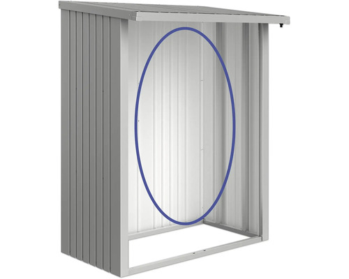 Metall Gerätehaus ohne Tür