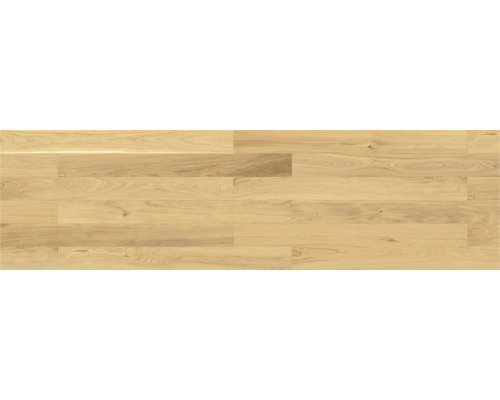 Holzboden aus hellen Dielen