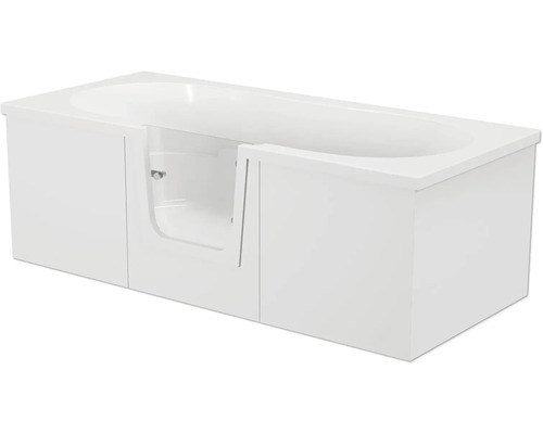 Barrierefreie Badewanne mit Tür für einfachen Einstieg