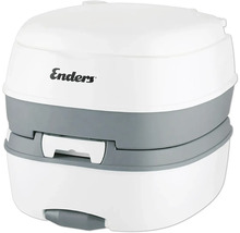 Tragbare Toilette aus Kunststoff mit Deckel