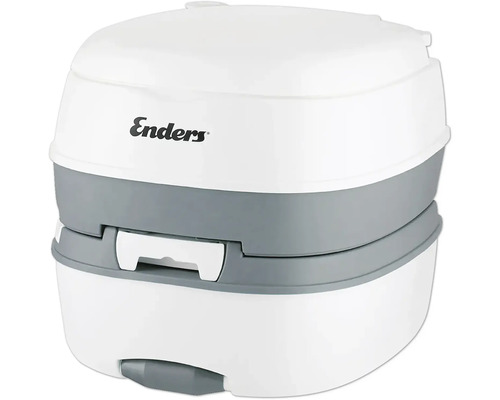 Tragbare Toilette aus Kunststoff mit Deckel