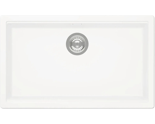 Flächenbündige Spüle SCHOCK Kiruna N-100XL FB 745 x 445 mm day KIRN100XLFBDAY Rechteckige Küchenspüle mit Ablaufgarnitur