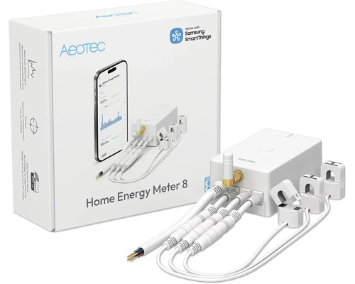 Aeotec Home Energy Meter 8 zur Messung des Energieverbrauchs