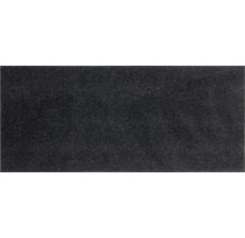 Dunkle, rechteckige Fußmatte