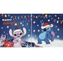 Disney Stitch Adventskalender mit Figuren und Feiertagsmotiven