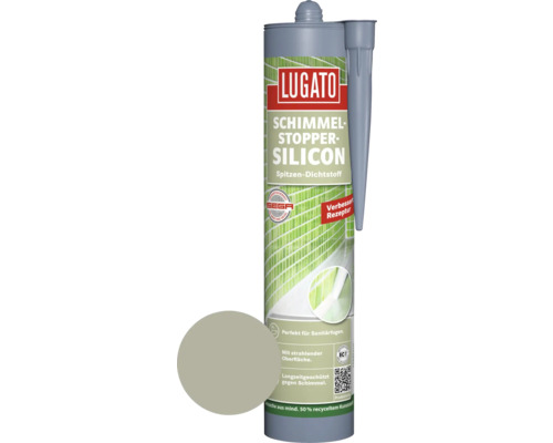 Lugato Schimmel-Stopper-Silikon grau 310 ml