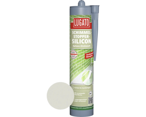 Lugato Schimmel-Stopper-Silikon silbergrau 310 ml