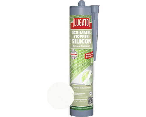 Lugato Schimmel-Stopper-Silikon weiß 310 ml
