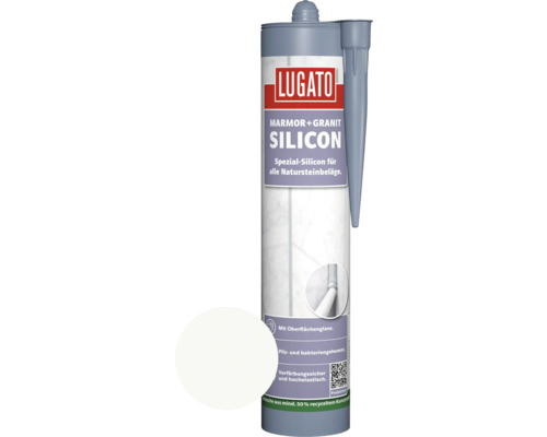 Lugato Spezial-Silikon Marmor + Granit weiß 310 ml Lugato Spezial-Silikon Marmor + Granit weiß 310 ml