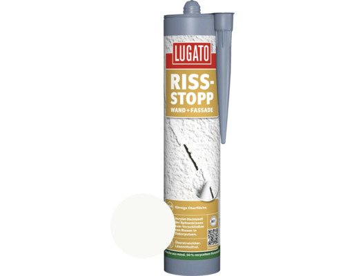 Lugato Acryl Dichtstoff Riss-Stopp für Wand und Fassade weiß 310 ml Lugato Acryl Dichtstoff Riss-Stopp für Wand und Fassade weiß 310 ml