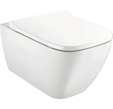 Wandhängendes WC aus Sanitärkeramik mit WC-Sitz