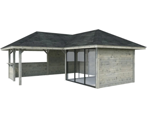Holz Pavillon mit Dach