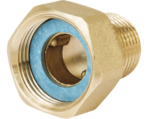 Danfoss Gewindenippel Verschraubung 3/4" x 1/2" Innengewinde/Aussengewinde 003Z0232 Messing Verschraubung mit Gewinde