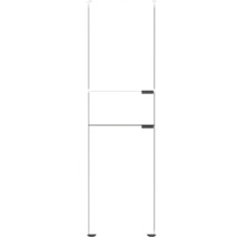 Hochformatiger Badezimmerschrank mit zwei Schubladen