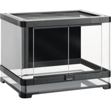 Terrarium mit Glasschiebetüren und Belüftungsgitter