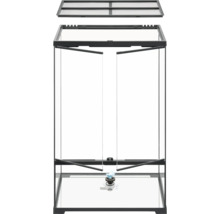 Terrarium mit Glasschiebetüren und Abdeckung