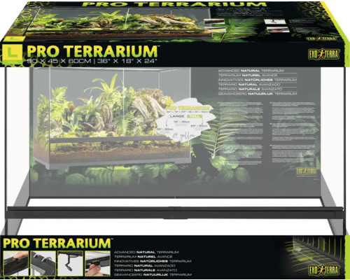 Exo Terra Pro Terrarium, 90 x 45 x 60 Zentimeter