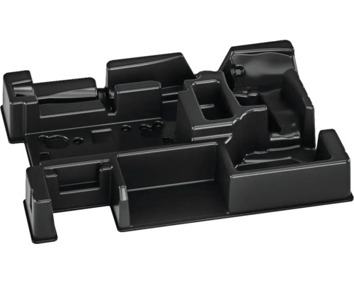 Schwarzer Werkzeugkoffer Einsatz zur Werkzeugaufbewahrung