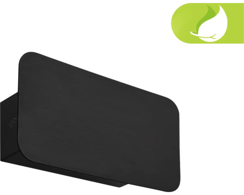 LED Akku Wandleuchte 3-step Touchdimmer 3W 300 lm 2700 K UP/Downlight Meluna schwarz Schwarze Wandleuchte für den Außenbereich