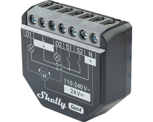 Shelly Gen4 Schaltaktor mit Schraubklemmen