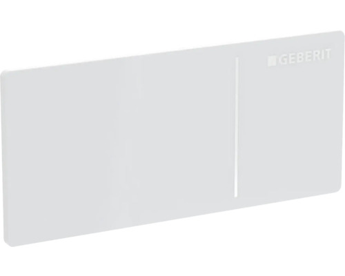 GEBERIT Betätigungsplatte für Fernbetätigung Typ 70 Glas weiß glänzend 242.957.SI.1 Geberit Betätigungsplatte für Spülkasten