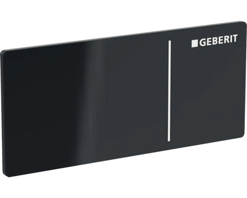 GEBERIT Betätigungsplatte für Fernbetätigung Typ 70 Glas schwarz glänzend 242.957.SJ.1