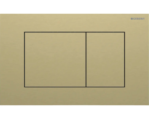 GEBERIT Betätigungsplatte Sigma40 Square messing gebürstet easy-to-clean-beschichtet 115.629.QF.1