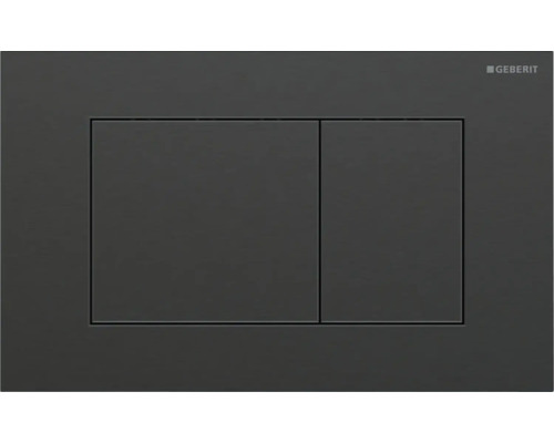 GEBERIT Betätigungsplatte Sigma40 Square schwarzchrom gebürstet easy-to-clean-beschichtet 115.629.QD.1