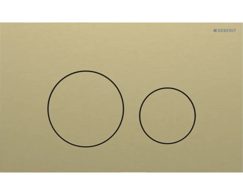 GEBERIT Betätigungsplatte Sigma40 messing gebürstet easy-to-clean-beschichtet 115.628.QF.1