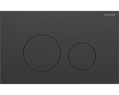 GEBERIT Betätigungsplatte Sigma40 Platte schwarzchrom gebürstet easy-to-clean-beschichtet 115.628.QD.1