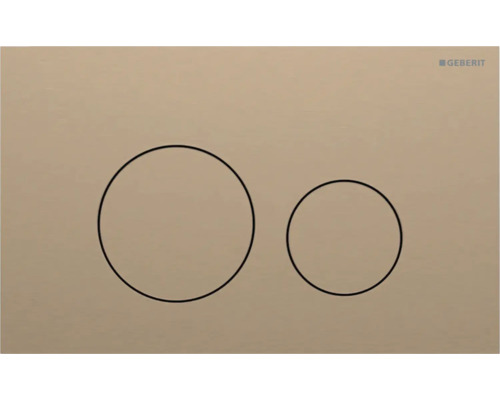 GEBERIT Betätigungsplatte Sigma40 rotgold gebürstet easy-to-clean-beschichtet 115.628.QB.1