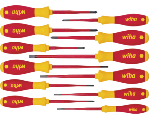 Schraubendreher Set Wiha SoftFinish electric 12-tlg.