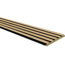Akustikpaneel mit Holzrippen für Wand und Decke