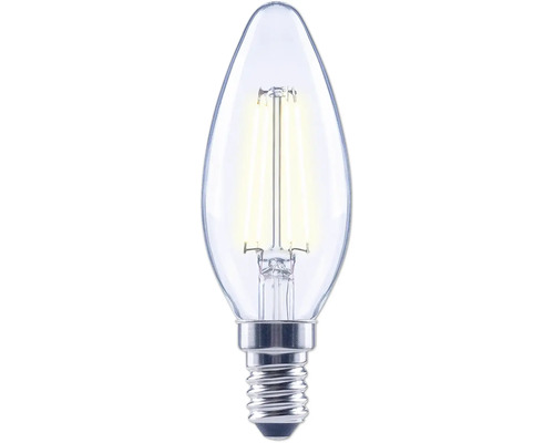 FLAIR LED Kerzenlampe C35 klar E14/2,2W(40W) 470 lm 4000 K neutralweiß