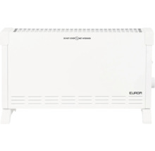 Eurom Konvektorheizung mit dem Hinweis, dass sie nicht abgedeckt werden darf