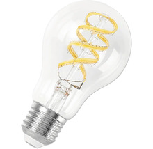 Klare LED Lampe mit spiralförmigem Glühfaden