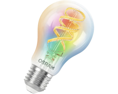 Osram Logo auf dekorativer LED-Glühbirne