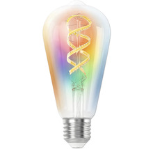 Dekorative LED Lampe mit spiralförmigem Leuchtdraht