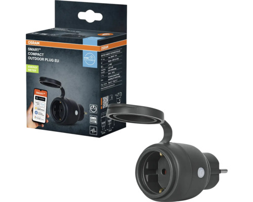 Osram Smart+ Kompakt Outdoor Stecker EU mit Energie-Messfunktion