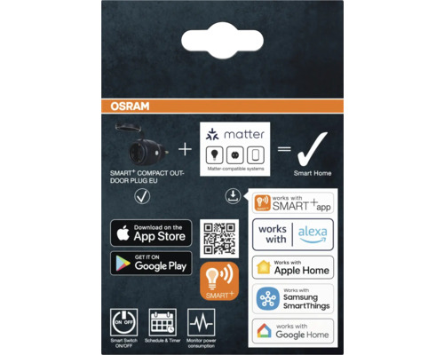 Osram Smart+ kompakter Außenstecker für das Smart Home